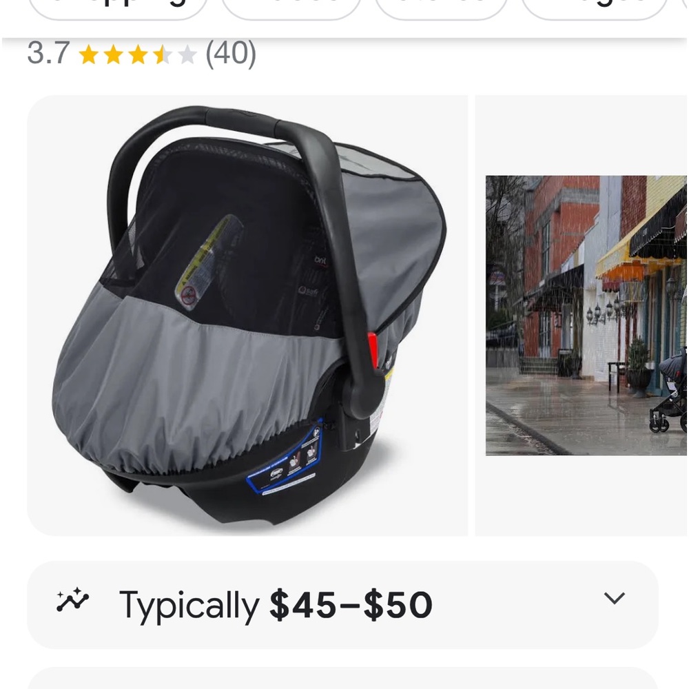 Britax car seat all weather cover